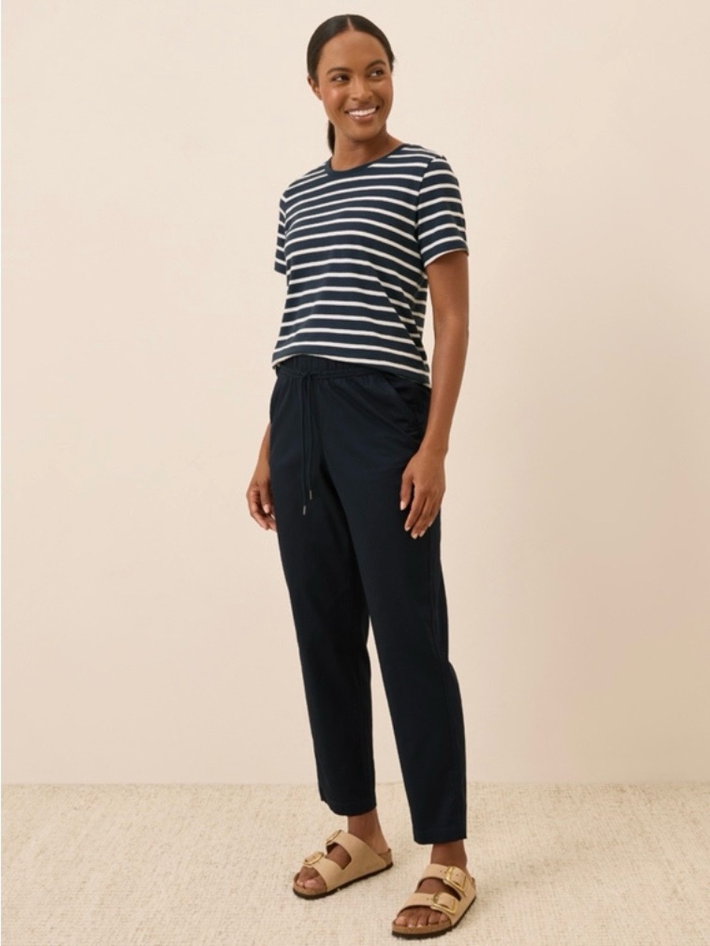 Pact Women’s Organic Cotton Daily Twill Ultra High Rise Tapered Pants XXXL